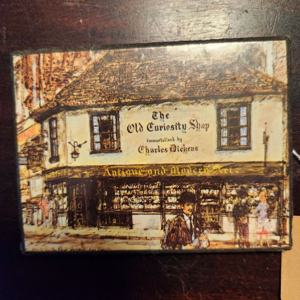 Old Curiosity Shop Charles Dickens Wall Plaque Small 4.5x3.5 in New & sealed.